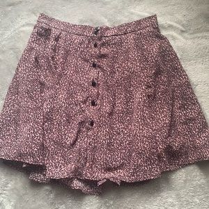 Urban Outfitters pink cheetah skirt